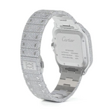 Cartier Santos White Dial 22CTW